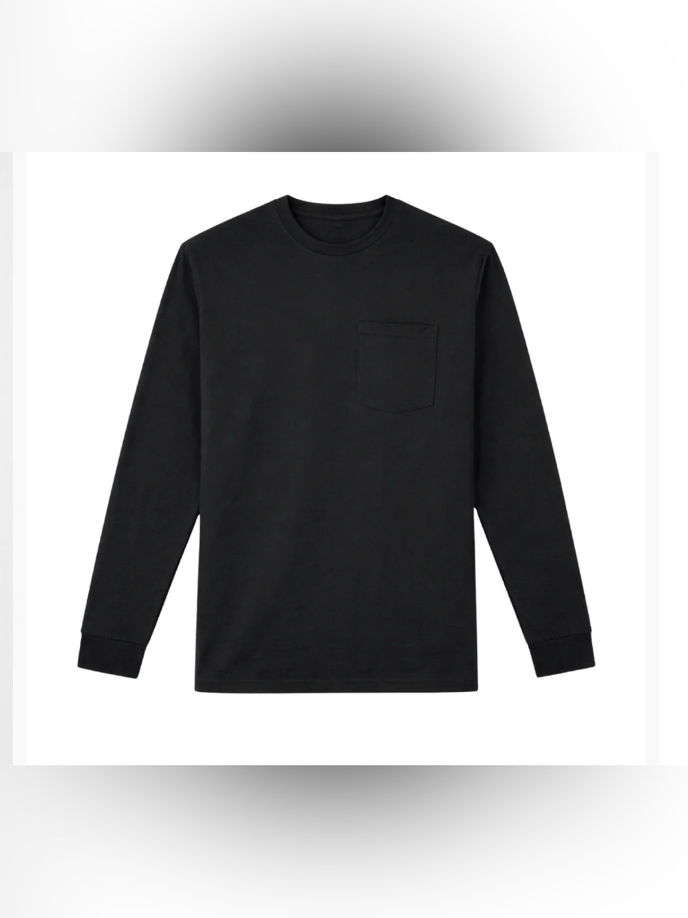 Forge Fr Men's Navy Crew Neck Light Weight Long Sleeve T-shirt